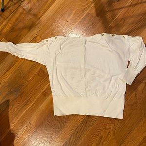 Lightweight white sweater